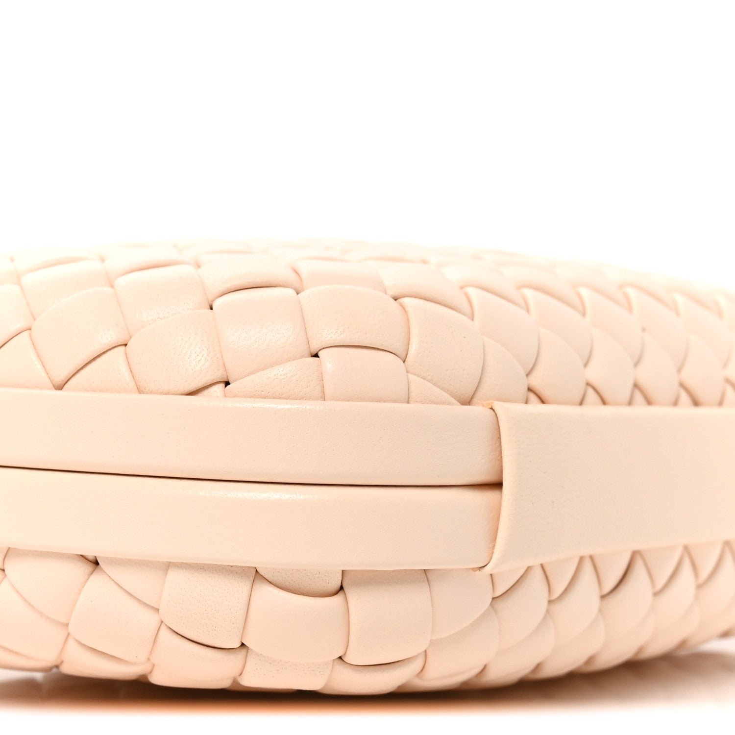 Bottega Veneta Nappa Intrecciato Minaudiere Knot Clutch Lotus 7 of 8
