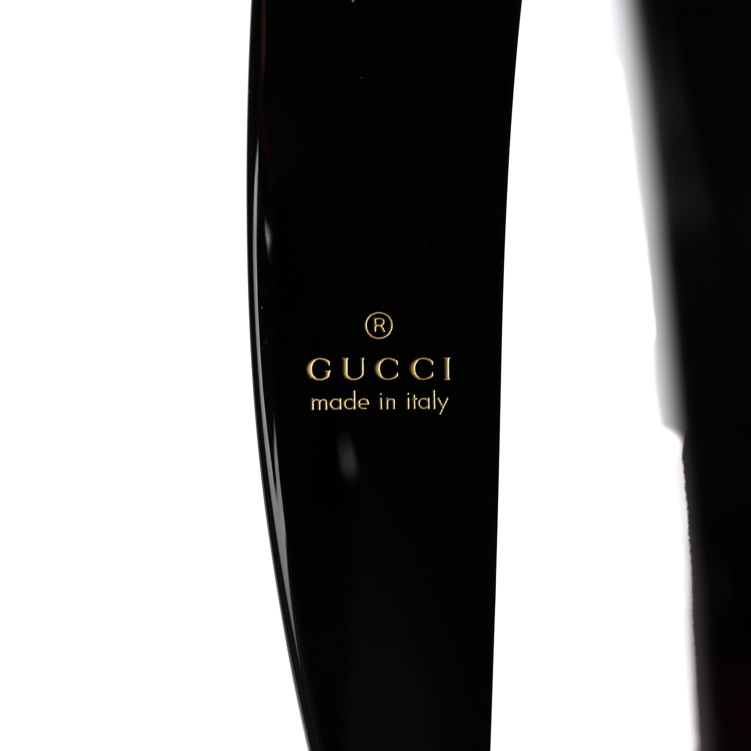 Gucci Resin Crystal Interlocking G Headband Black 6 of 6
