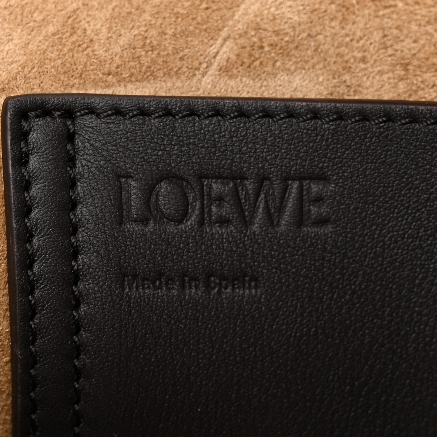 Loewe Smooth Calfskin Braided Medium Large Bucket Bag Dark Brown 6 of 10