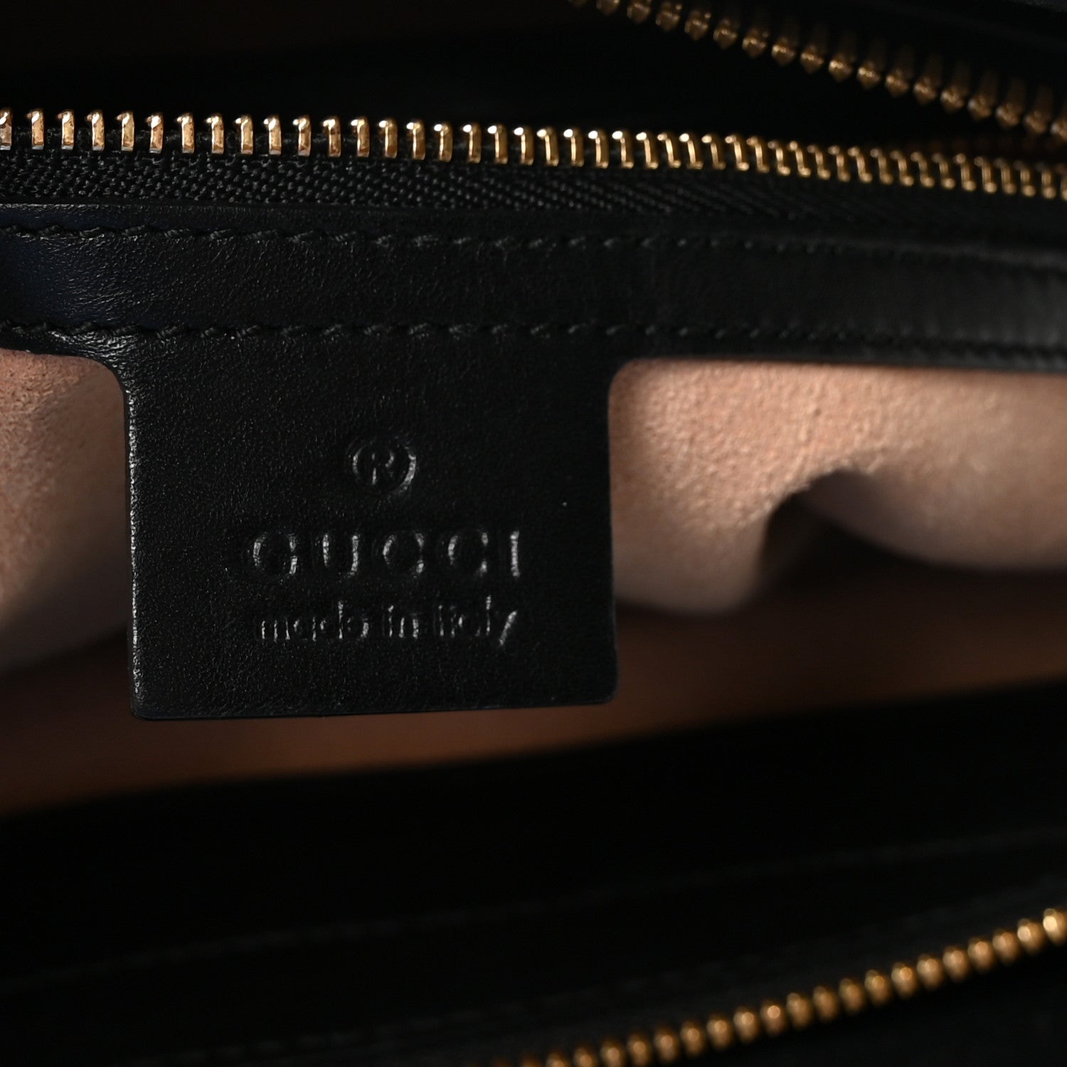 Gucci Guccissima Signature Medium Shoulder Tote Bag Black 5 of 9