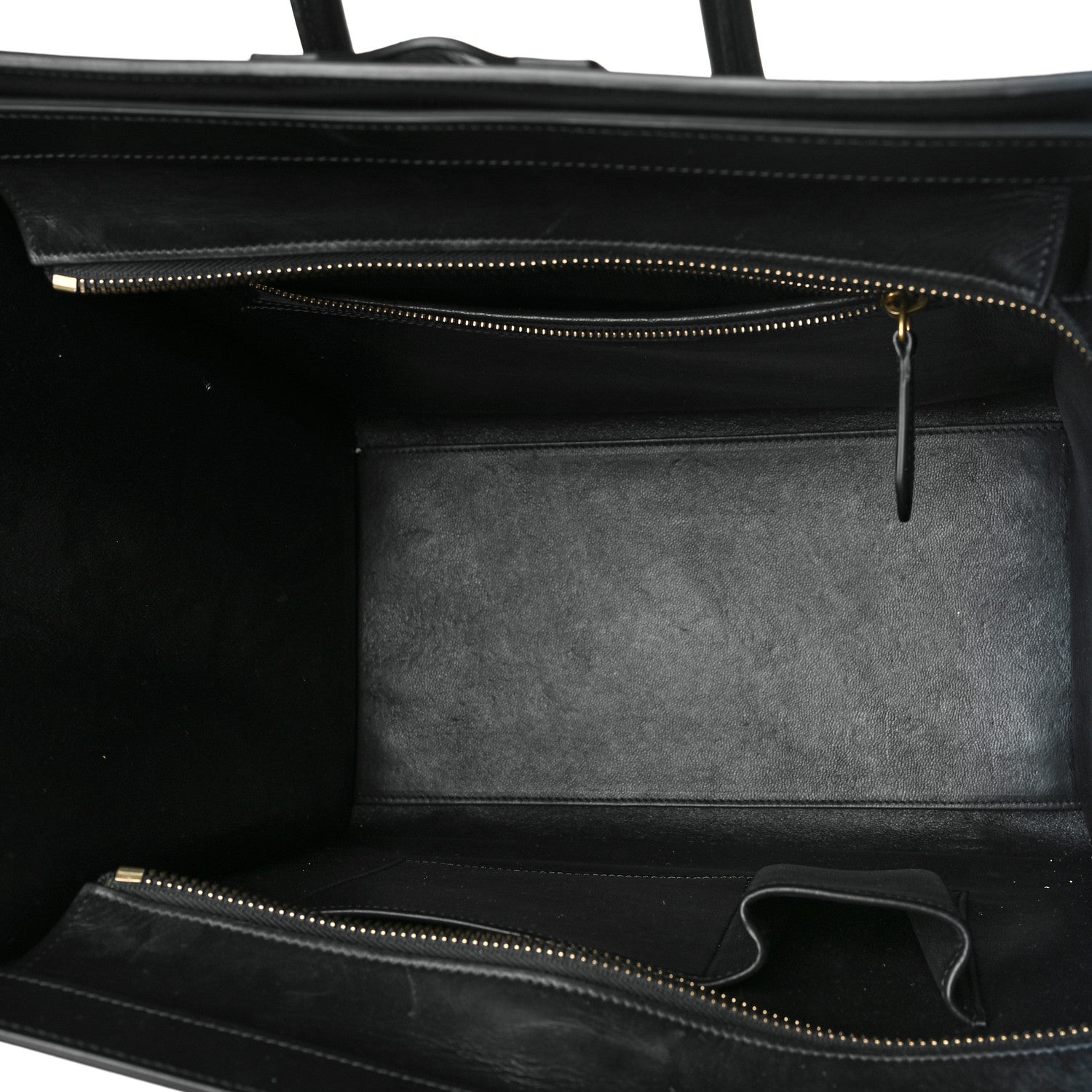 Celine Elephant Calfskin Mini Tri-Color Luggage Beige 4 of 8