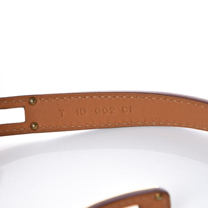 Hermes Lizard Kelly Double Tour Bracelet S Ficelle 5 of 6