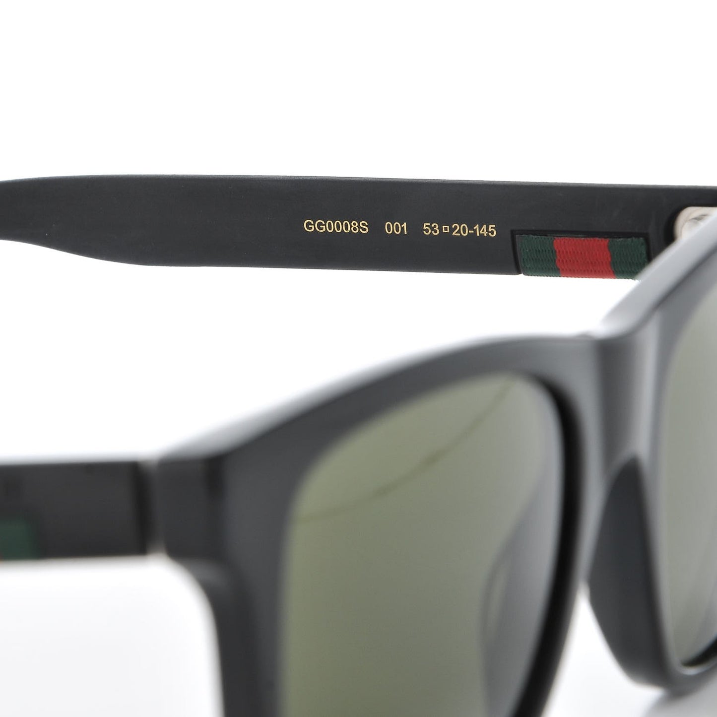 Web Square Frame GG0008S Sunglasses Black