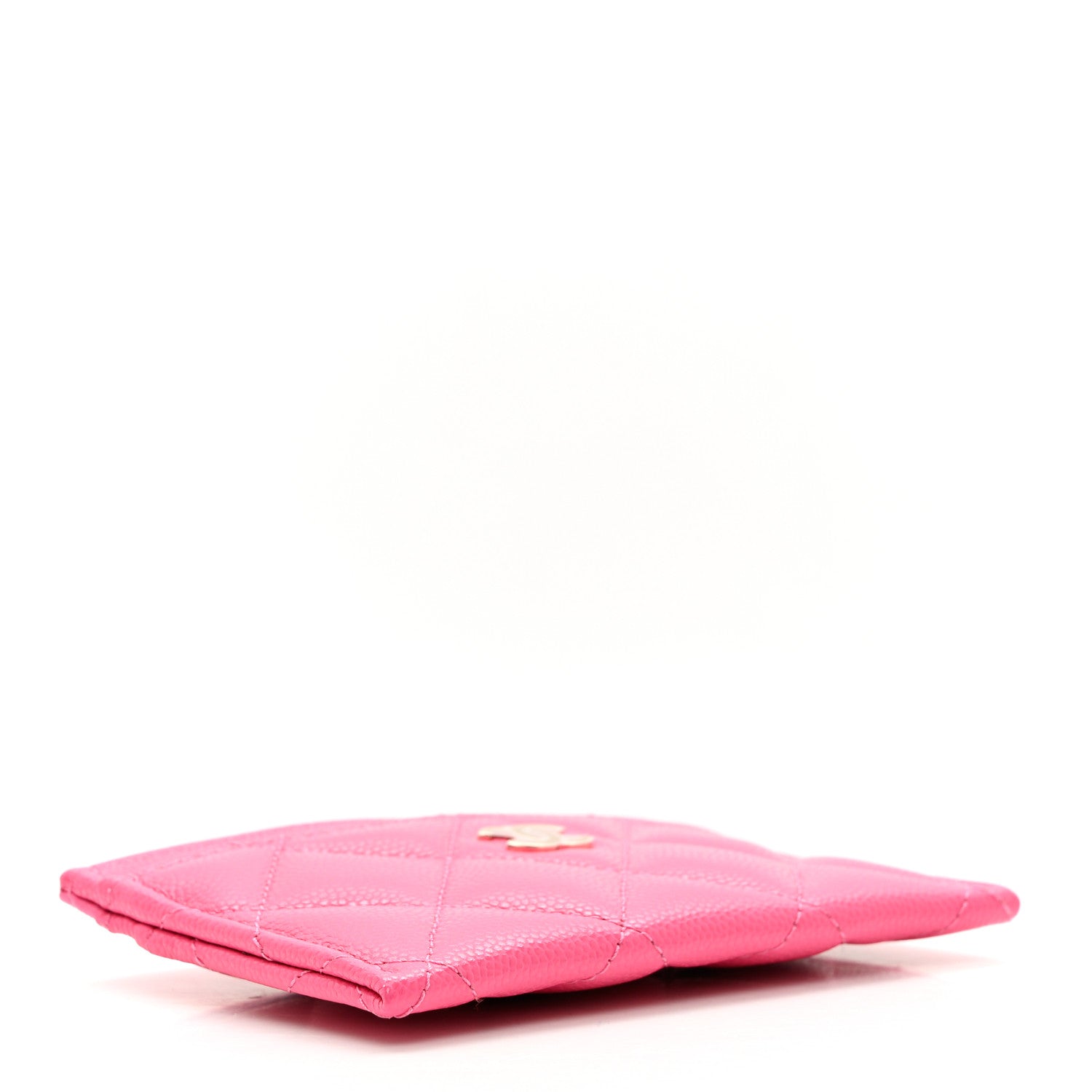 Chanel Caviar Quilted Card Holder Pink 4 of 8