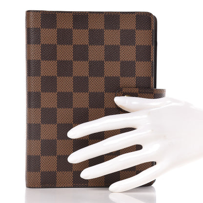 Louis Vuitton Damier Ebene Medium Ring Agenda Cover 2 of 7