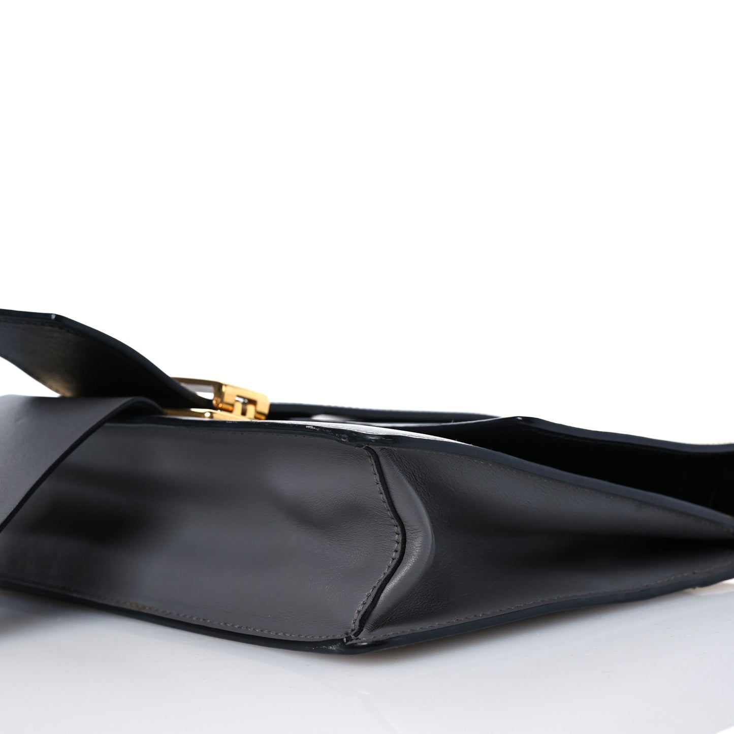 City Calf Ribbon Bag Black Marmo Bianco