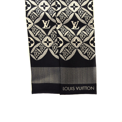 Louis Vuitton Silk Since 1854 Bandeau Black 2 of 3