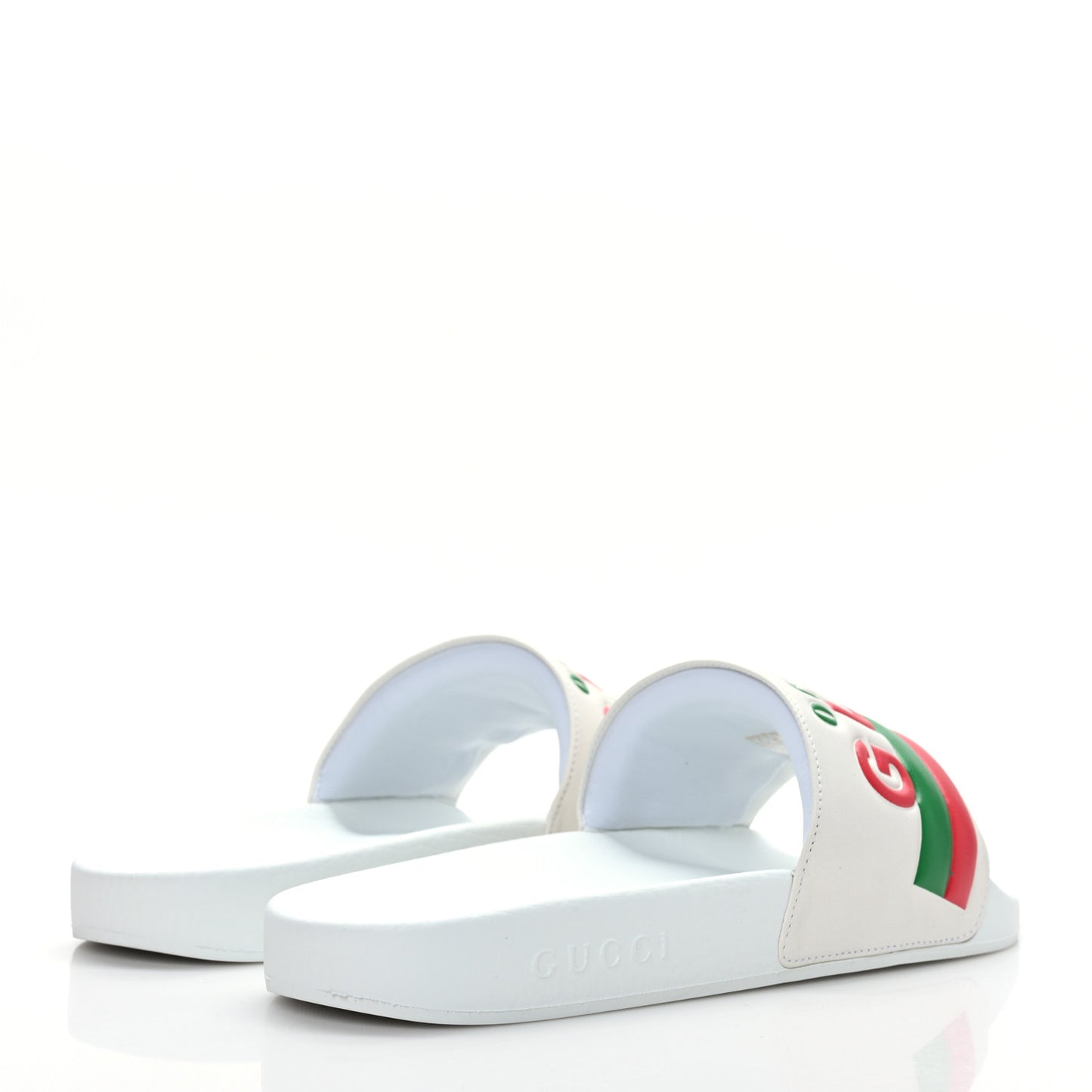 Nappa Original Gucci Mens Slide Sandals 9 Great White