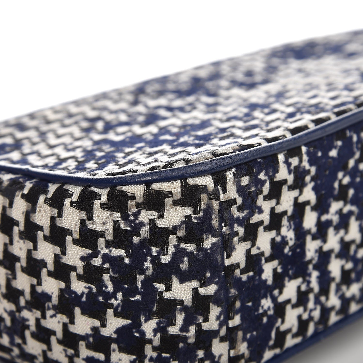Christian Dior Tweed Medium Miss Dior Flap Black Blue 13 of 14