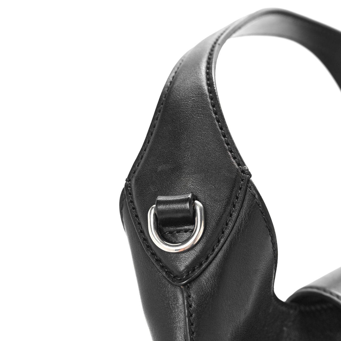 Calfskin Web Stripe Small Dionysus Hobo Black