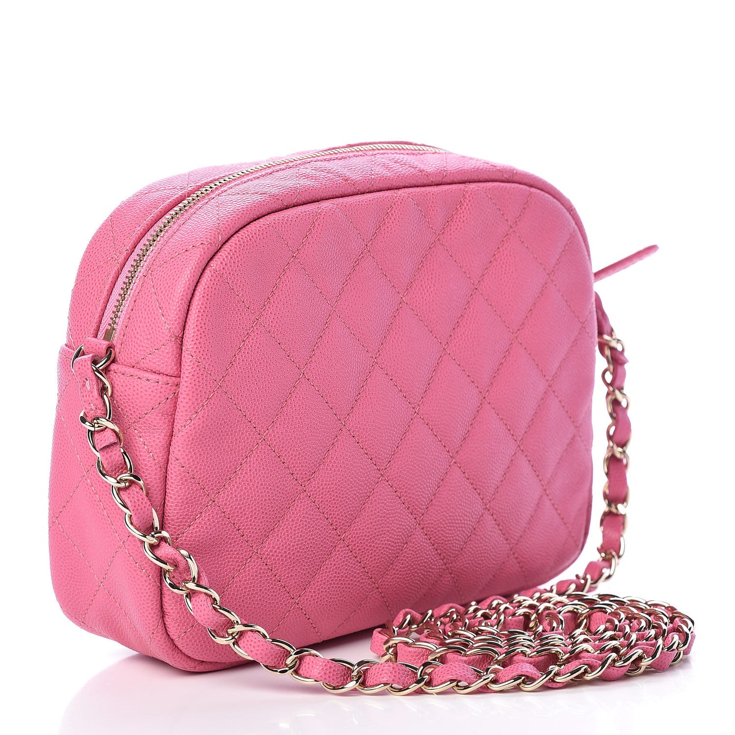 Caviar Quilted CC Day Camera Case Pink