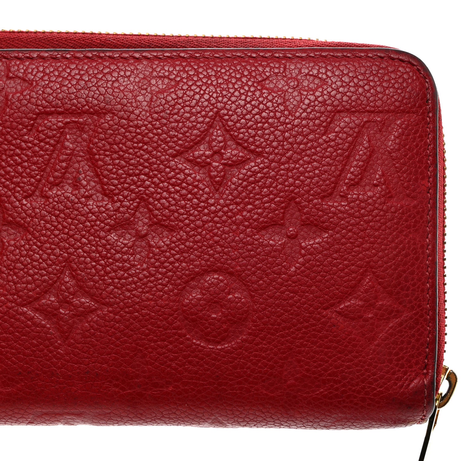 Louis Vuitton Empreinte Zippy Wallet Scarlet 9 of 11