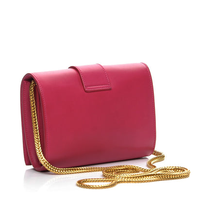Saint Laurent Calfskin Small Classic Y Satchel Fuchsia 3 of 7