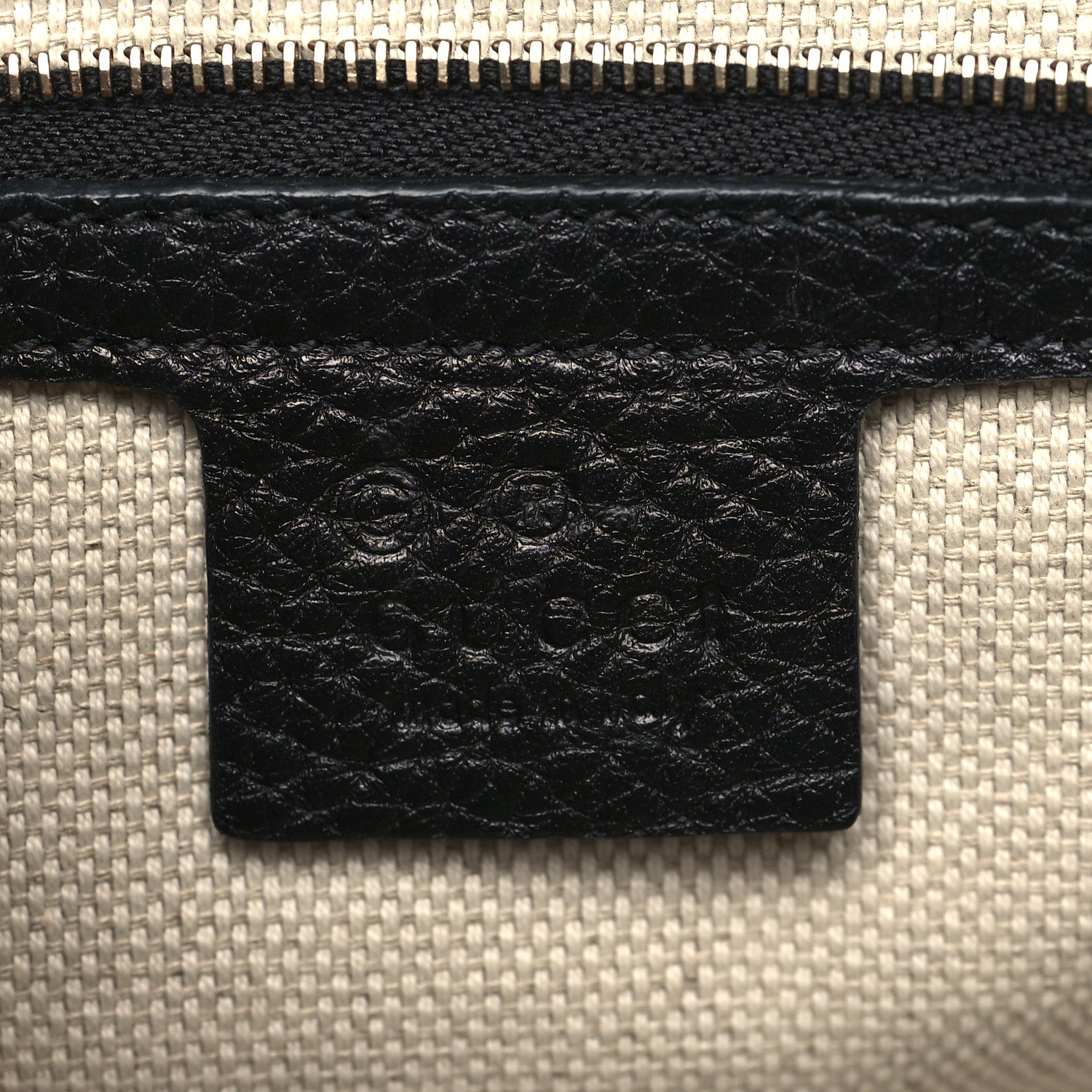 Gucci Pebbled Calfskin Medium Soho Flap Crossbody Black 6 of 9