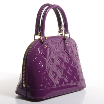 Louis Vuitton Vernis Alma BB Amethyste 3 of 6