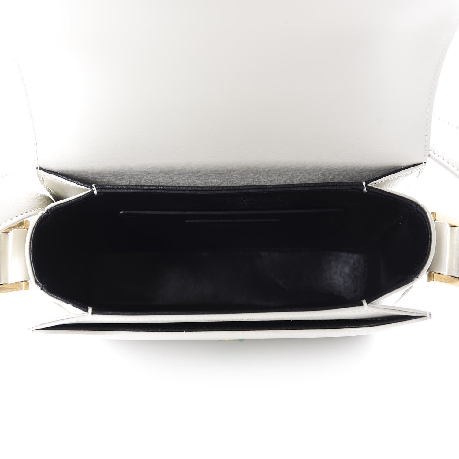 Saint Laurent Calfskin Le 61 Shoulder Bag White 5 of 10