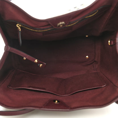Burberry House Check Small Canterbury Tote Burgundy 5 of 13