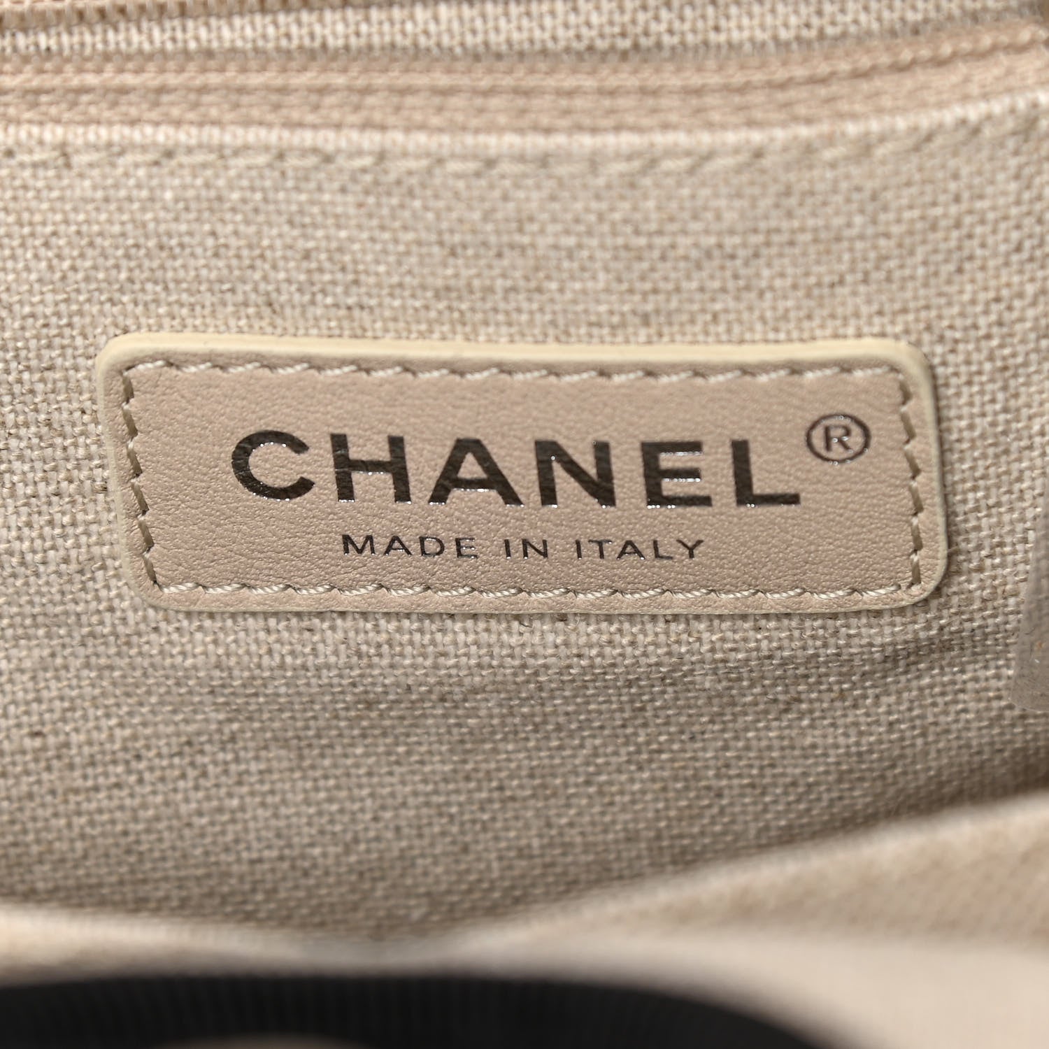 Chanel Mixed Fibers Medium Deauville Tote Black 7 of 13