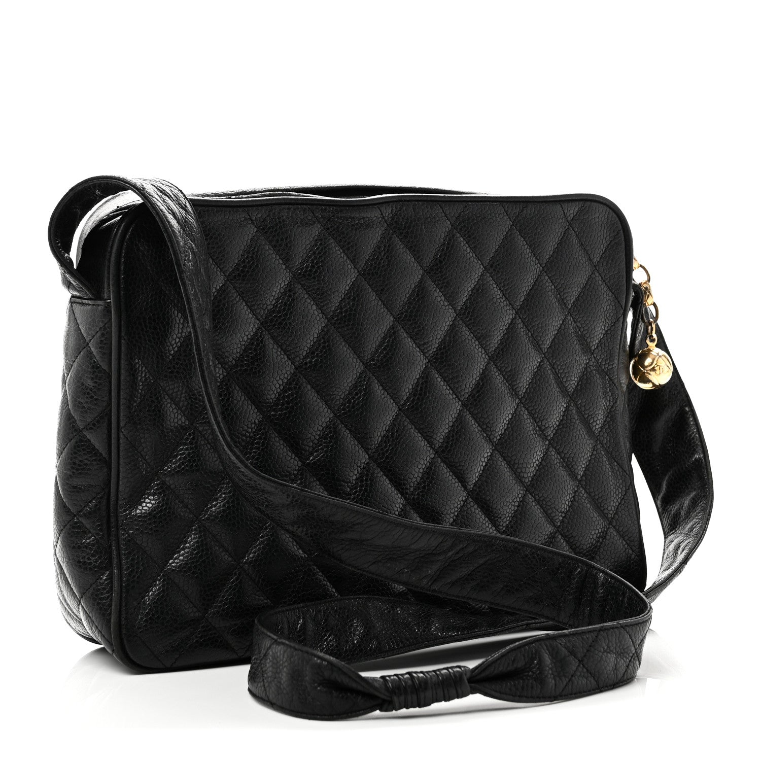 Chanel Caviar Quilted Flap Shoulder Bag Black 3 of 11