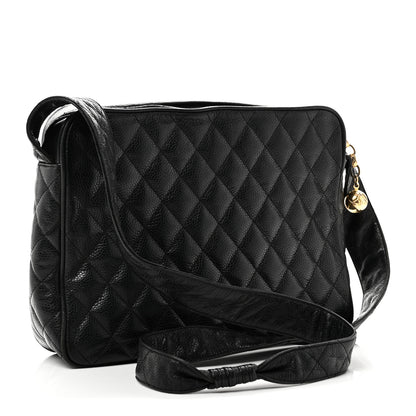 Chanel Caviar Quilted Flap Shoulder Bag Black 3 of 11