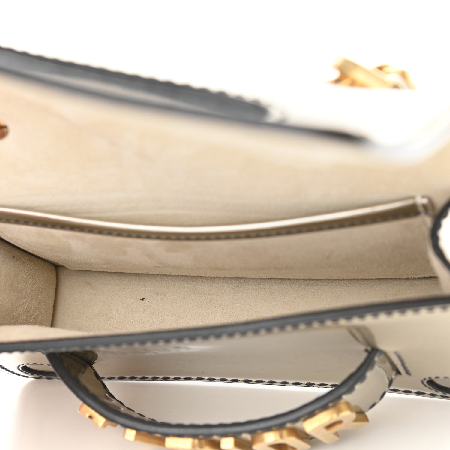 Christian Dior Metallic Calfskin J'Adior Chain Flap Bag Bronze 5 of 9
