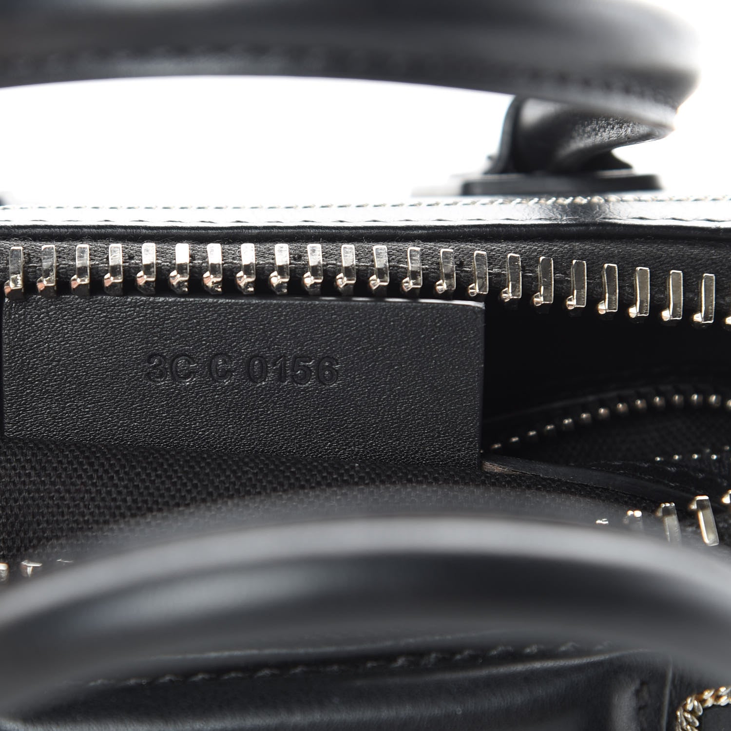 Givenchy Calfskin Chain Detail Mini Antigona Black 7 of 14