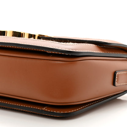 Celine Raffia Calfskin Teen Triomphe Natural Tan 8 of 9