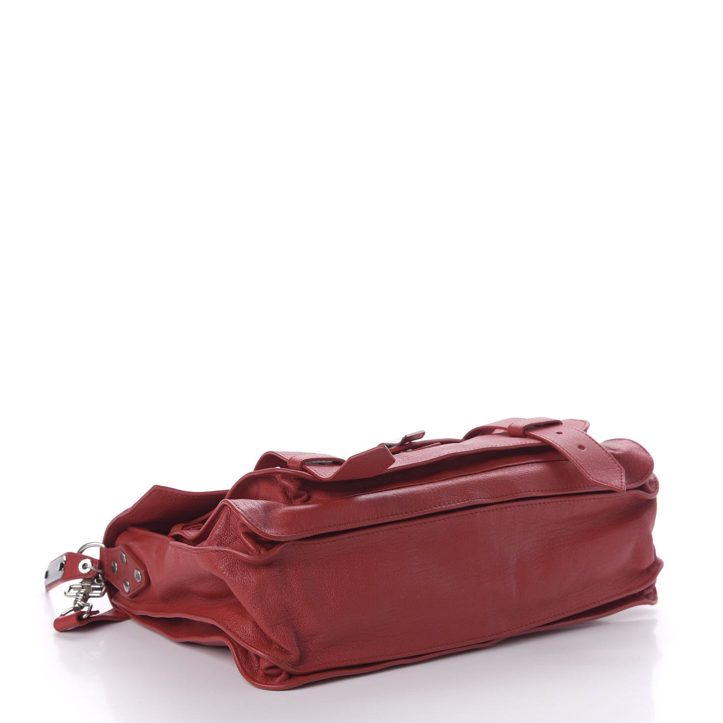Lambskin Medium PS1 Satchel True Red