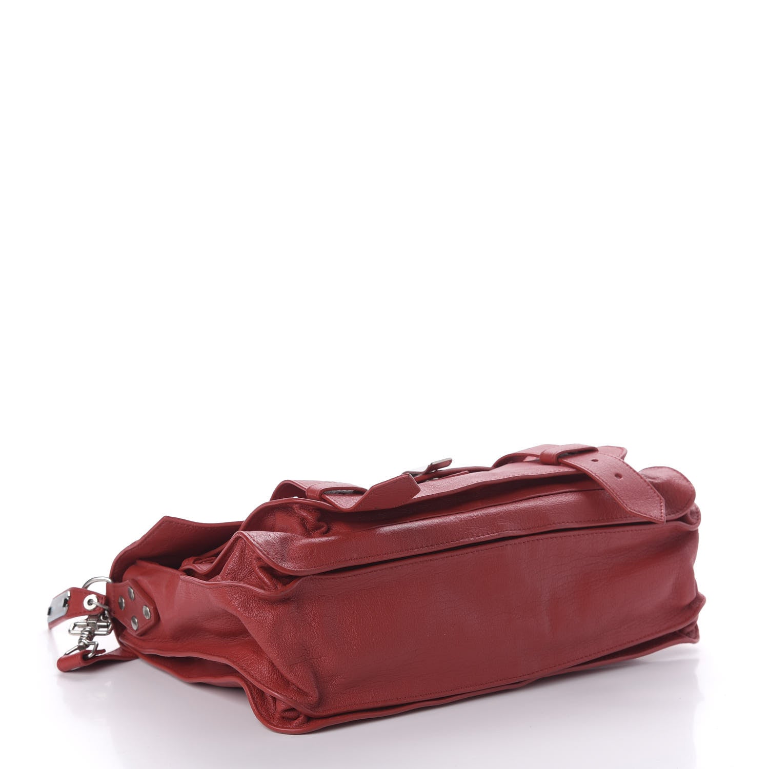 Proenza Schouler Lambskin Medium PS1 Satchel True Red 4 of 9