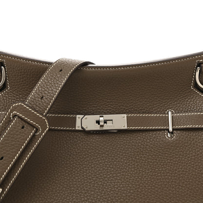 Hermes Taurillon Clemence Jypsiere 28 Etoupe 8 of 14
