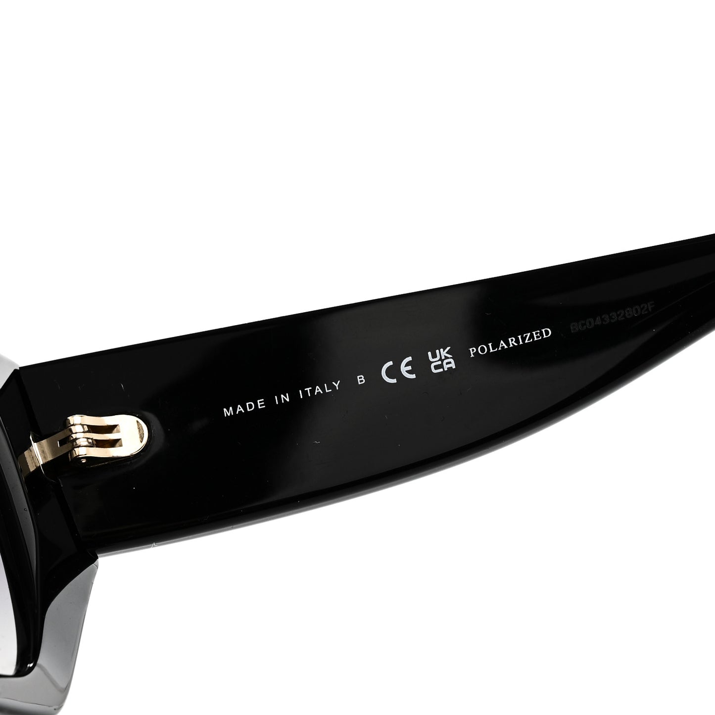 Acetate Polarized Square Sunglasses 5506 Black