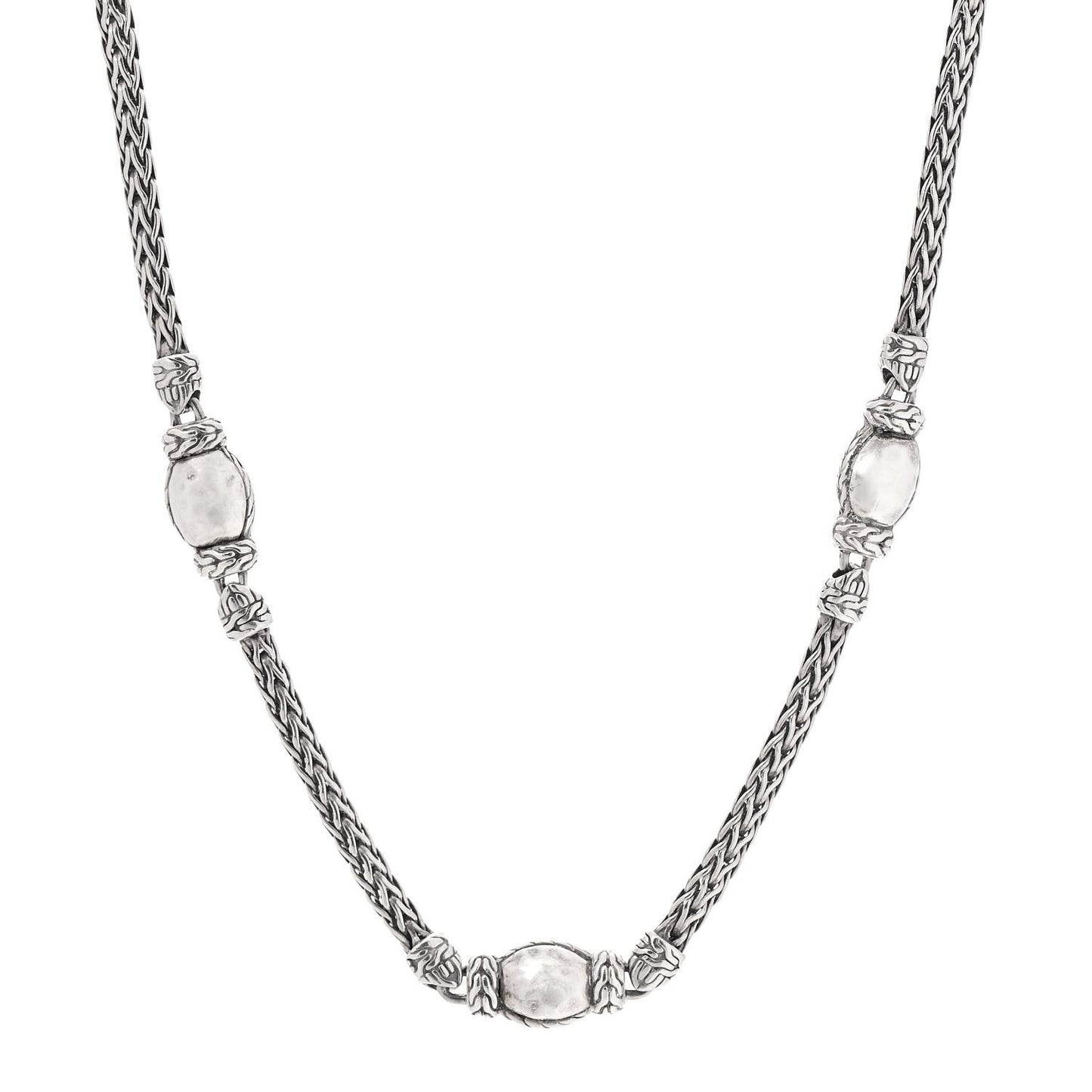 Sterling Silver Palu Station Necklace