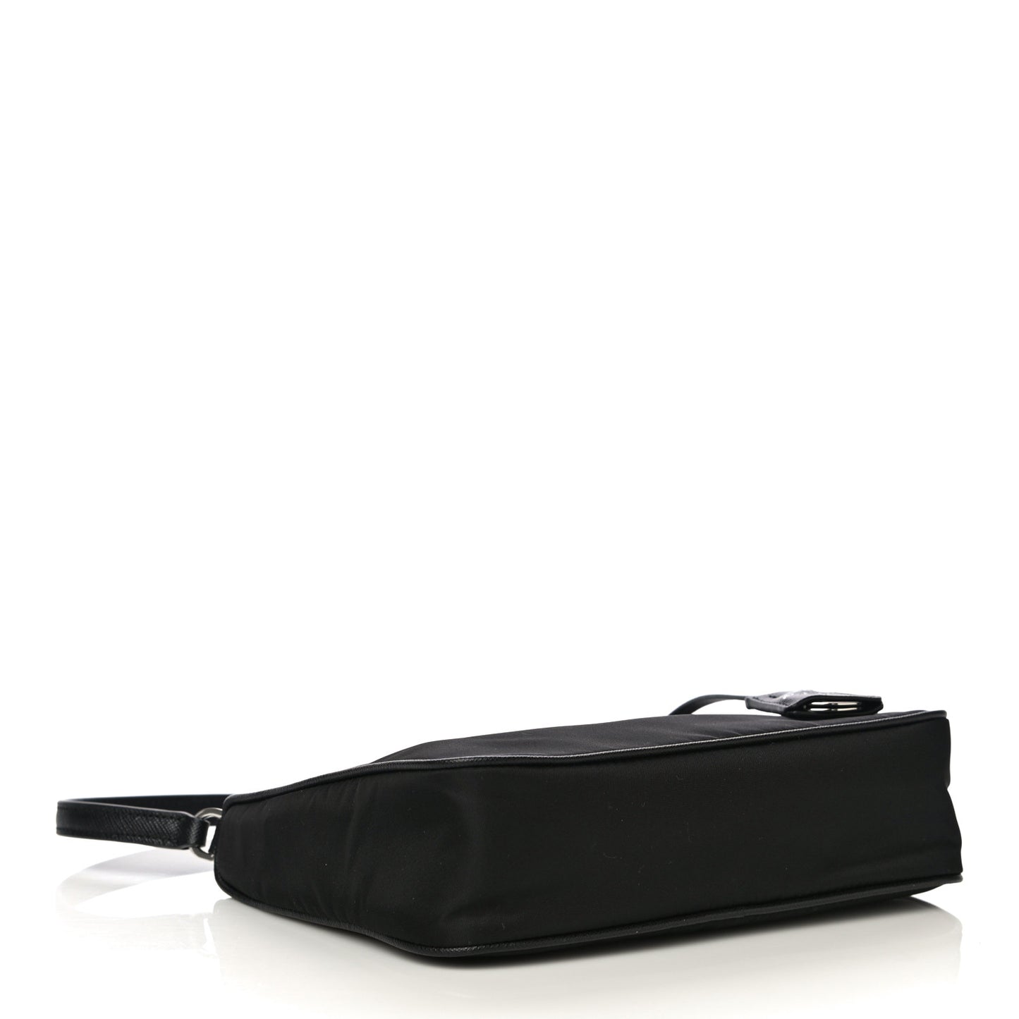 Tessuto Nylon Saffiano Mini Re-Edition 2005 Bag Black