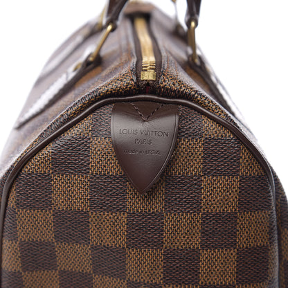 Louis Vuitton Damier Ebene Speedy 25 6 of 9