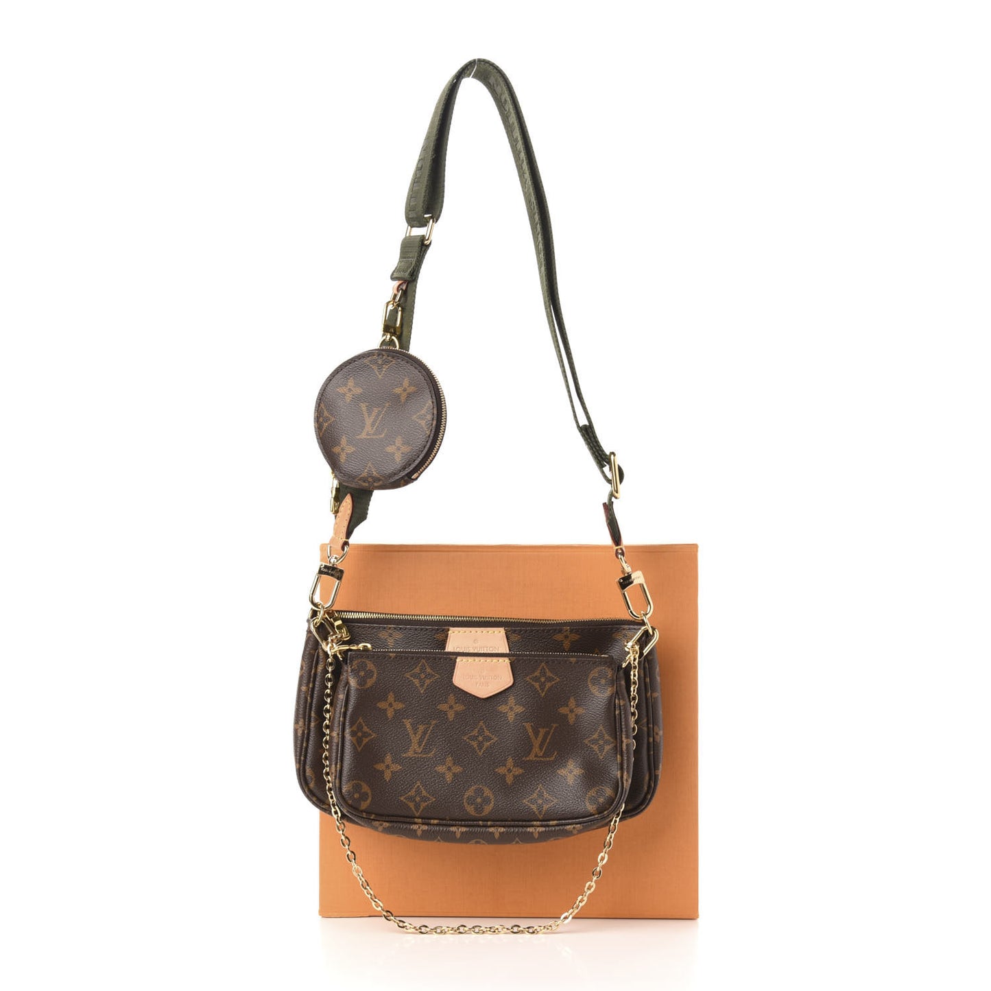 Monogram Multi Pochette Accessories Kaki