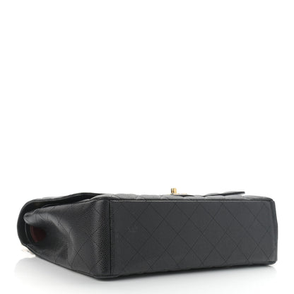 Chanel Caviar Quilted Maxi Double Flap Black 3 of 13