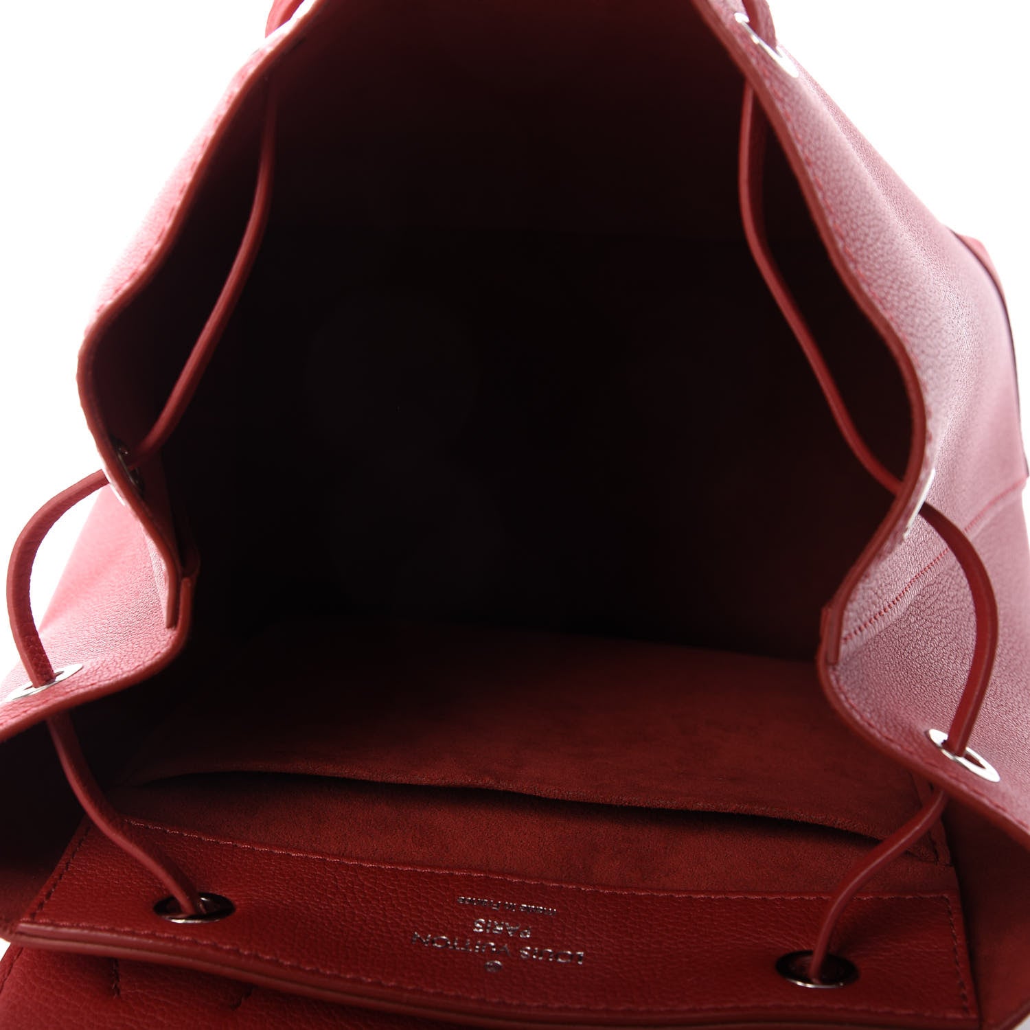 Louis Vuitton Soft Calfskin Lockme Backpack Rubis 4 of 8