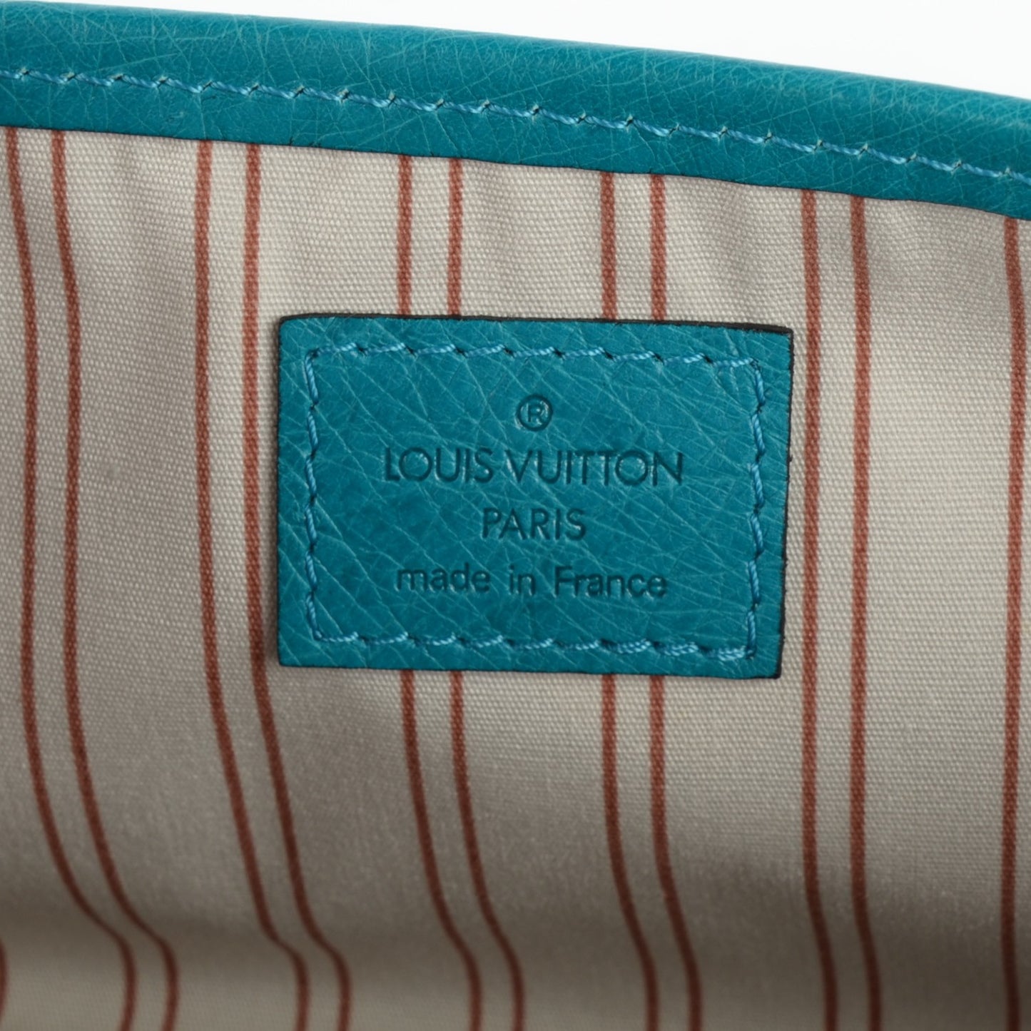 Trianon Ostrich Sac Express PM Turquoise