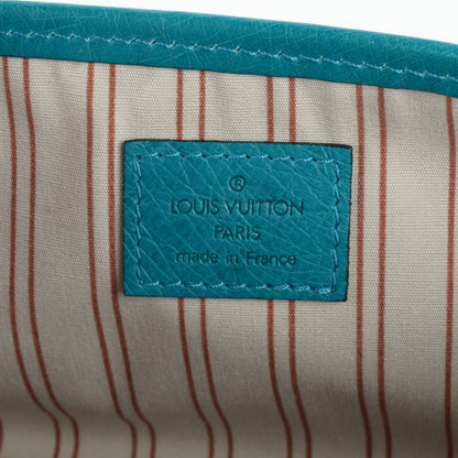 Louis Vuitton Trianon Ostrich Sac Express PM Turquoise 6 of 8