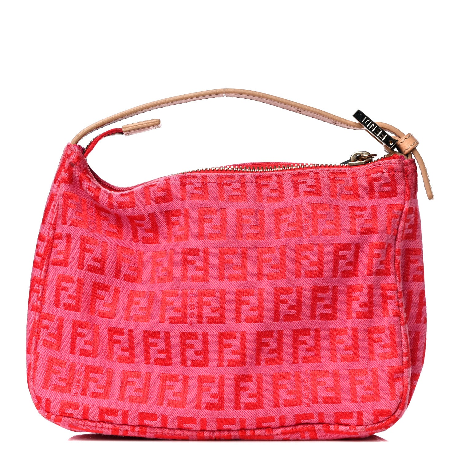 Fendi Zucchino Mini Pochette Pink 1 of 9