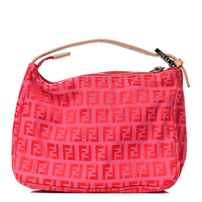 Fendi Zucchino Mini Pochette Pink 1 of 9
