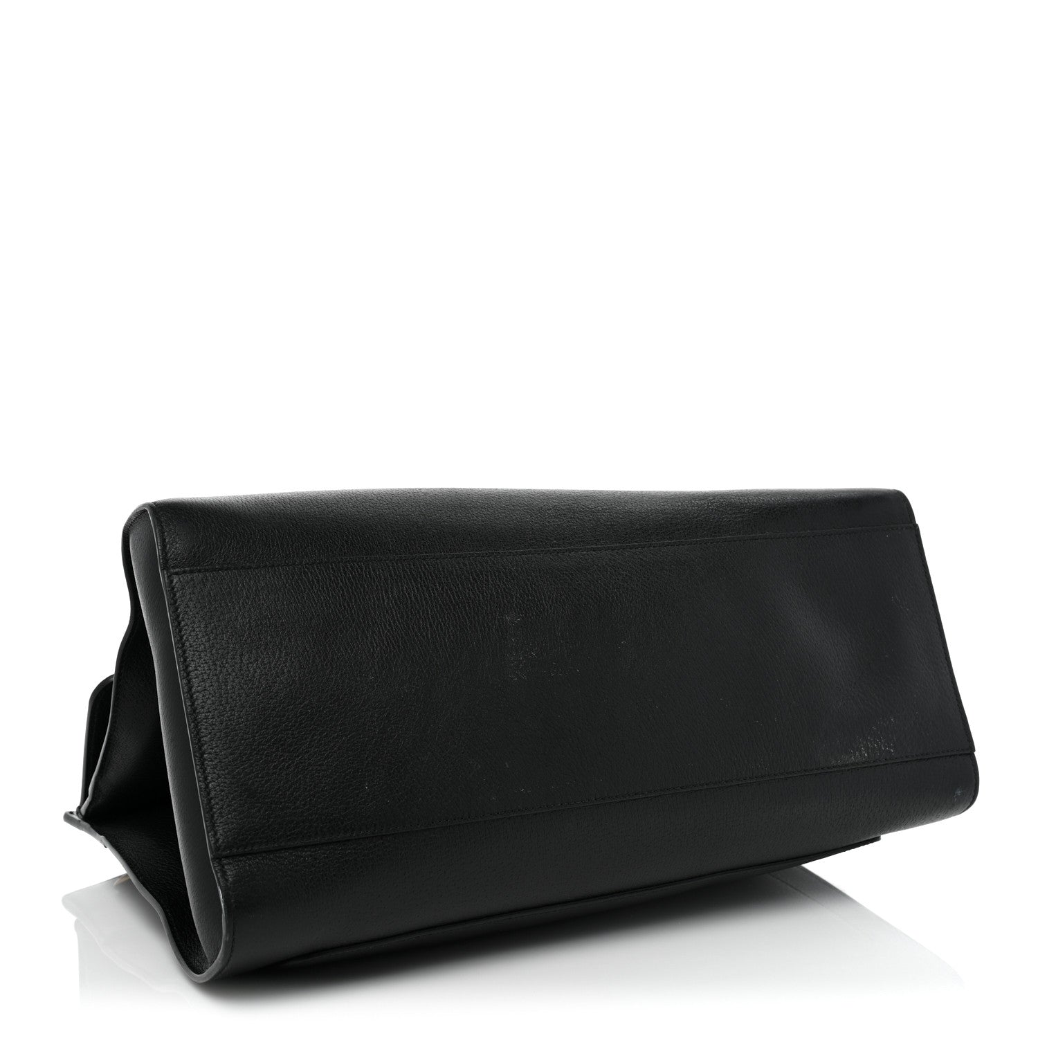 Gucci Grained Calfskin Web Crystal Butterfly Stripe Large Totem Top Handle Bag Black 4 of 15