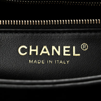 Chanel Lambskin Quilted Small Trendy CC Chain Dual Handle Flap Bag Black 6 of 11