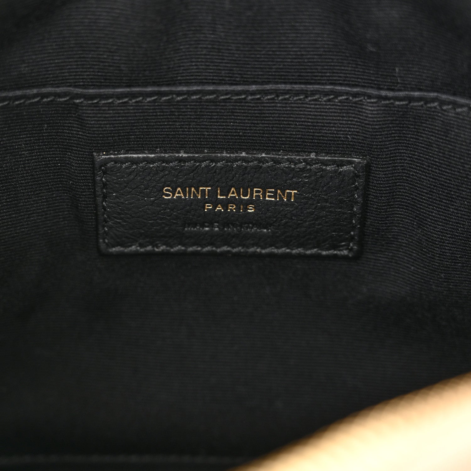 Saint Laurent Calfskin Matelasse Monogram Lou Camera Bag Dark Beige 6 of 10