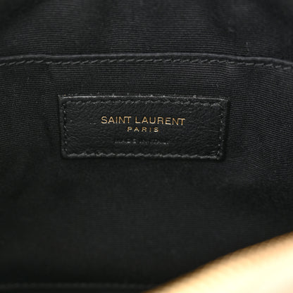 Saint Laurent Calfskin Matelasse Monogram Lou Camera Bag Dark Beige 6 of 10