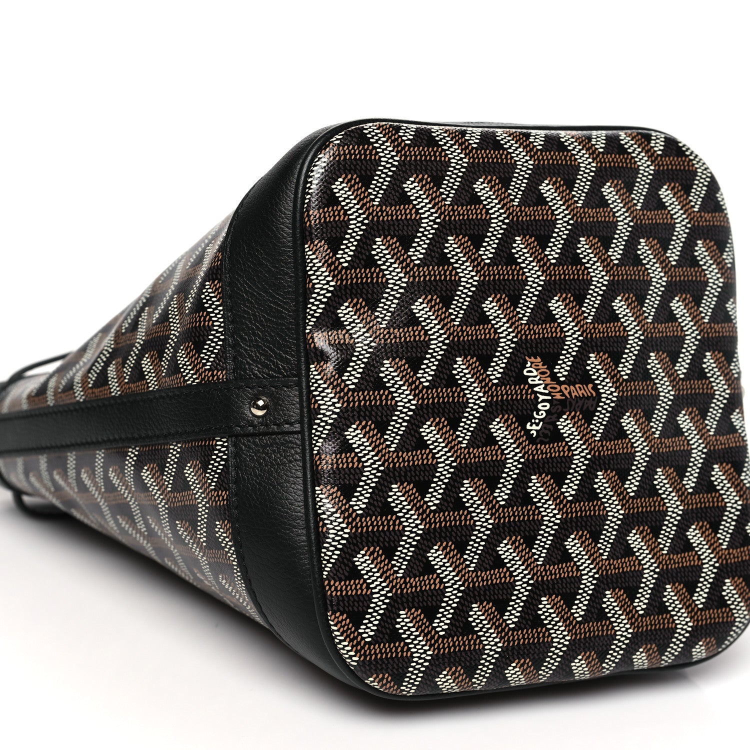 Goyard Goyardine Petit Flot Bucket Bag PM Black 8 of 9