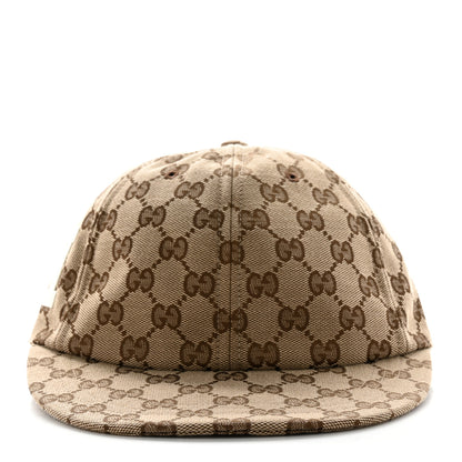 Gucci GG Monogram Patch Logo 25 Baseball Hat M Beige 3 of 11