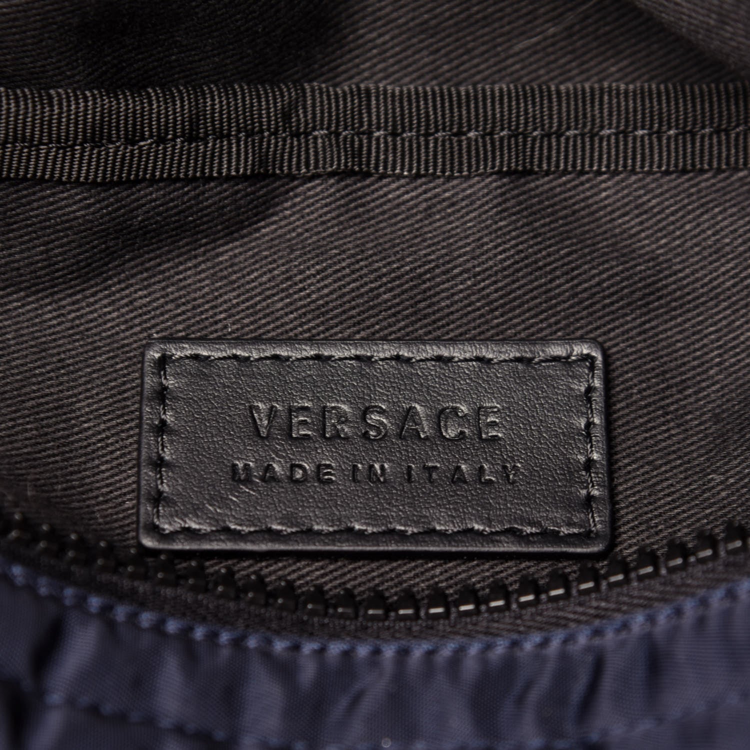 Versace Nylon Palazzo Medusa Belt Bag Navy 8 of 14