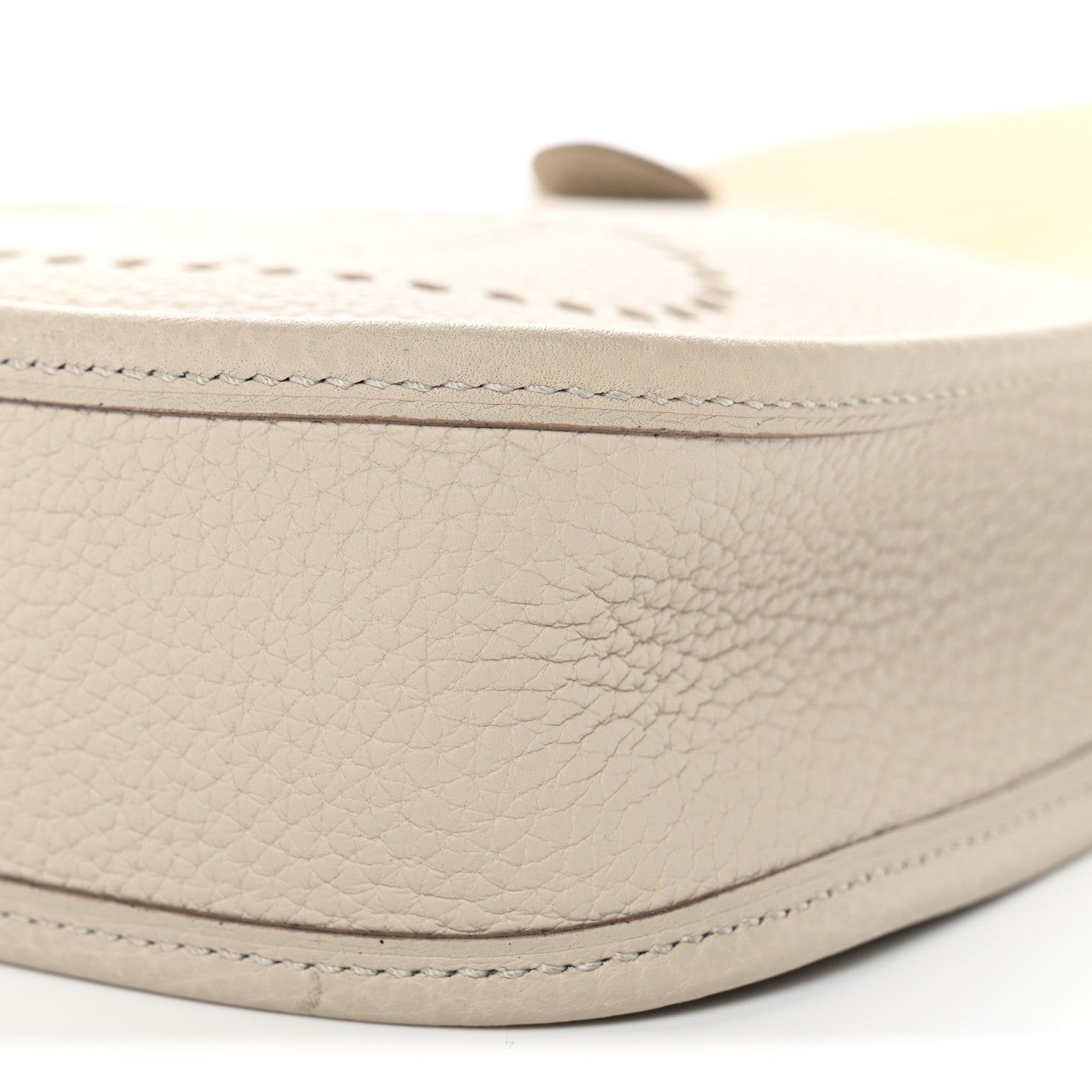 Hermes Taurillon Clemence Amazone Evelyne TPM Craie White 10 of 10
