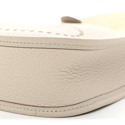 Hermes Taurillon Clemence Amazone Evelyne TPM Craie White 10 of 10